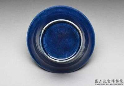 图片[2]-Flared teacup with cobalt blue glaze, Ming dynasty, Jiajing reign (1522-1566)-China Archive